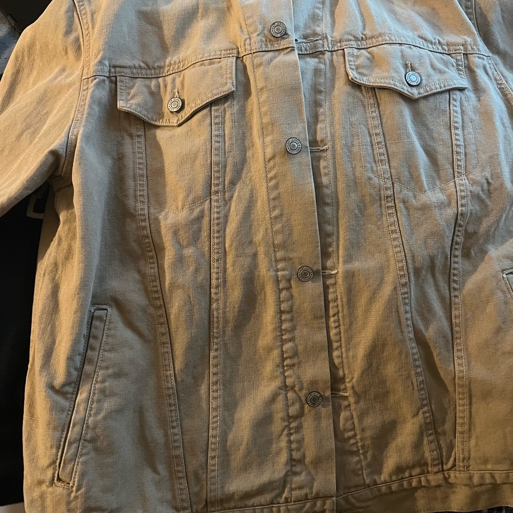 Men's Tan Denim Jacket